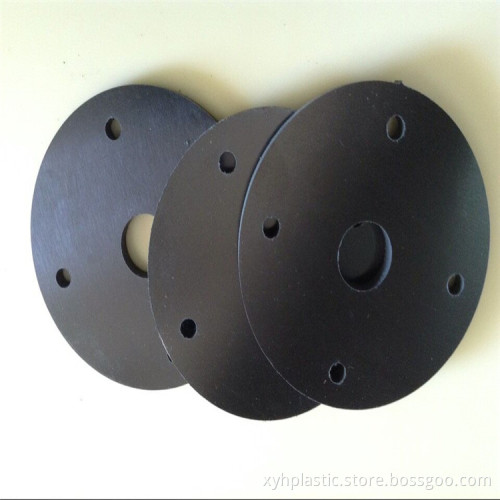 CNC machined black round phenolic flat bakelite washer